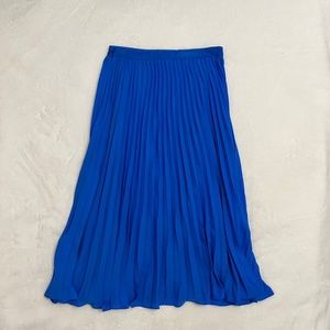 banana republic pleated midi skirt